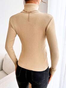 Women Sweaters - Nude - View 2