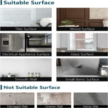 1捲自粘式PVC廚房後擋板壁紙，鋁箔接觸紙剝離和貼附防油耐熱牆貼，適用於檯面、抽屜、架子和墊子 - 銀色 - 查看 9