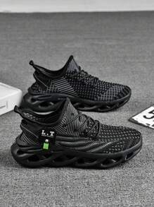 Men's Blade Technology Running Shoes - High-End Shock Absorption, Super Breathable, Non-Slip Grip - Ideal For Jogging, Walking And Casual Wear