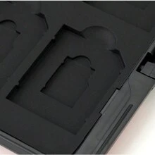 Aluminium-Legierung Speicherkarten Schutzhülle, SD, SIM, Speicherkarten, TF-Kartenfach, Speicherkarten sturzfeste Aufbewahrungsbox