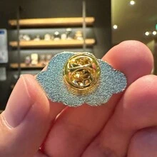 1 Pc Woman Cute Dream Big Cloud Brooch Enamel Pins Dress Accessories Pin For Clothes Bag Charm Backpack For School Office Accessories Shirts Jacket Jewelry Halloween Clothes Pin Funny Teacher Gifts Costume Accessories Bag Charms