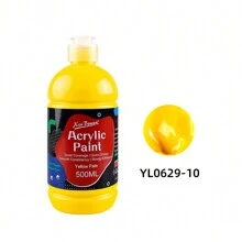 Xin Bowen Acrylic Paint Set Large Bottle Acrylic Paint 16.9oz (500ml) Premium Acrylic Paints Large Capacity For Artists Beginners And On Canvas Rocks Wood Ceramic Fabric