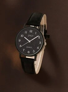 1 Máy Tính Đơn Giản Kỹ Thuật Số Con Trỏ Loại Đĩa Đồng Hồ Là Sự Lựa Chọn Lý Tưởng Cho Phụ Nữ Làm Quà Tặng Cho Học Sinh Trở Lại Trường Học - màu đen - Xem 1
