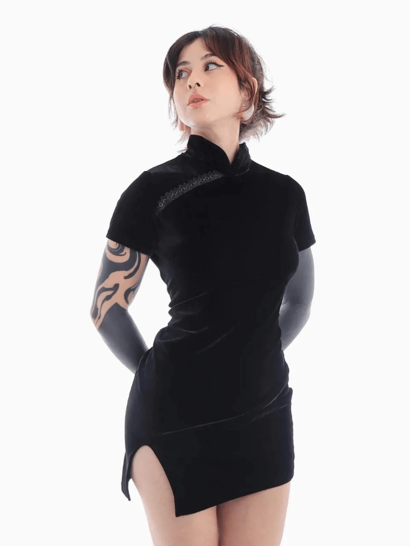 Women Dresses - Black - View 1