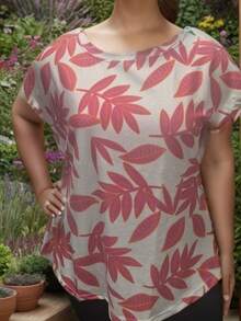 Plus Size Blouses - 彩色 - 查看 2