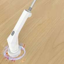 1入組電動洗刷器，附帶6個可更換刷頭，可拆卸長伸縮手柄，是家庭清潔的好幫手 - 彩色 - 查看 10