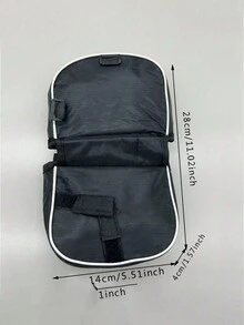 耐用的山地車和公路自行車專用車袋，車把收納袋，適用於自行車，防水車架包，自行車配件車袋，前梁袋，單車管袋3合1雙側防水大容量袋，適用於自行車裝備 - 彩色 - 查看 5