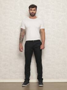 Men Pants - 黑色 - 查看 2