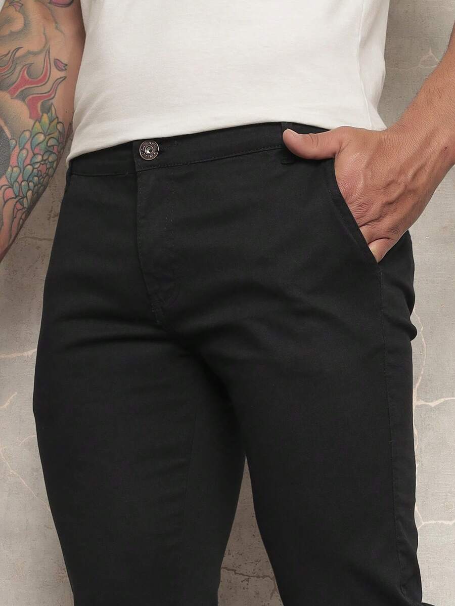 Men Pants - 黑色 - 查看 1