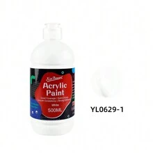 Xin Bowen Acrylic Paint Set Large Bottle Acrylic Paint 16.9oz (500ml) Premium Acrylic Paints Large Capacity For Artists Beginners And On Canvas Rocks Wood Ceramic Fabric