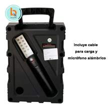 BUYTITI Bocina bluetooth LED 8 pulgadas GTS-1300 - Multicolor - Ver 2