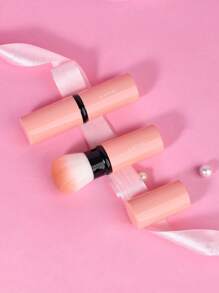 粉色伸缩腮红刷、散粉刷、粉底刷、遮瑕刷、腮红刷、修容刷、腮红刷、古铜粉刷、散粉刷、粉底刷、腮红刷 - 粉色 - 查看 2