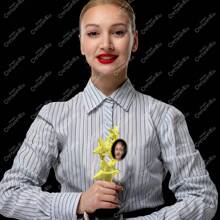 GRUPO CARNAVALLIA Golden Star Trophy Large Cup Prize Figurine Sport