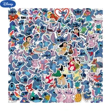 100PCS Stitch Official Authorization Vinyl Waterproof Sticker Gift Water Bottle Cartoon Laptop Bumper Water Bottle Computer Phone Hat Car And Sticker - Multicolor - View 3
