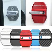 4 peças Capa protetora de emblemas de cobertura de fechadura de porta de aço inoxidável para Dodge Ram 1500 2500 3500 acessórios de carro