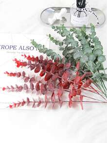 1PC Simulation Flowers, Eucalyptus Leaves, Artificial Flower Bouquet, Simulated Leaves, Green Plants, Wedding Celebration, Marry Dot, Used For Weddings, Stages, Living Rooms, Bedrooms, Parks, Offices, Restaurants, Courtyards, Shops - EP0023 - View 8