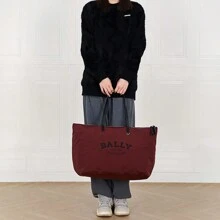 Bally 2 piezas Bolso satchel de mano grande con juego de bolso de muñeca a juego, bolso de hombro grande, bolso bandolera, bolso de trabajo informal, bolso de compras 6302431