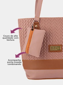 Women Shoulder Bags - 粉色 - 查看 4