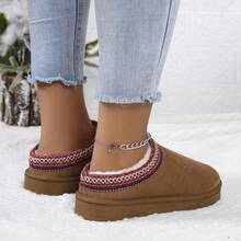 Shoes/Women's Shoes/Ladies' Fashionable House Outdoor Warm Casual Slippers Shoes Fluffy Shoes - Brown - View 6