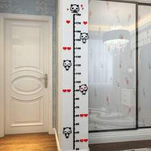 1pc Baby Height Measurement Sticker, 3D Wall Sticker Kindergarten Height Ruler, Children's Room Decorative Wall Sticker, Cartoon Removable Acrylic 3D Wall Decal Height Chart, Random Color - Multicolor - View 18