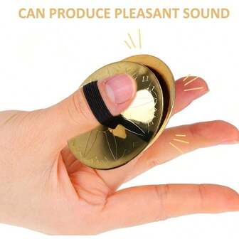 1 件埃及肚皮舞手指钹、铜手指拉、铜手指钹、肚皮舞配件万圣节