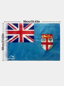 Fiji Flag, Size 5, 60*90cm, Single-Sided - Fiji - View 2
