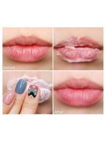 Exfoliante Para Labios Mascarilla Burbujeante Con Extracto de Rosas, Labios Mas Suaves e Hidratados, Libres de Impurezas. - Rosa - Ver 2