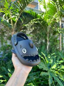 Kids Flat Sandals - 黑色 - 查看 2