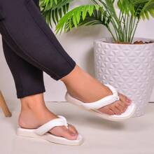Women Flip-Flops - trắng - Xem 2