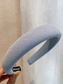 1pc Multicolor Gentle Cream Color Headband, Versatile Candy Color Sponge Hairband, Stylish Hair Accessories For Women - Multicolor - View 18