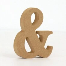 Letras de alfabeto de madera para manualidades, letras 3D para decoración de pared del hogar - Letras decorativas de bricolaje - Ver 20