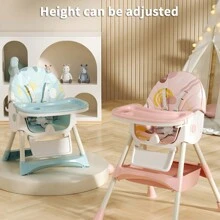 Cochildor Multi-Functional Dining Chair, Outdoor Dining Chairs, Switchable In Multiple Forms, Adjustable Backrest In Multiple Levels, Five-Point Seat Belt, Portable And Foldable - Perfect For Outdoor Travel And Holiday Gift Giving - Beige - View 6