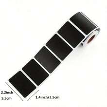 120pcs/Roll Black Reusable Waterproof Wave-Shaped Labels For Kitchen Utensils, Containers, Jars, Spice, Food Storage,Kitchen,Summer Beach Party,Food,Camping,Organizer,Room Decor,Kitchen Items. - Multicolor - View 9