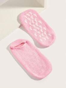 Foot care 2 chiếc lưới lông vũ giữ ấm chân bằng gel chống trượt, giữ ấm chân trong nhà, mặt nạ chân, giữ ấm chân SPA - Nhiều màu - Xem 3