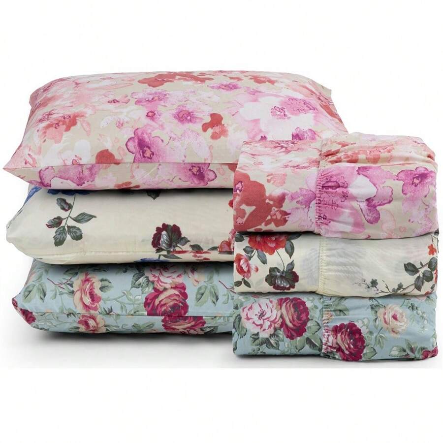 Sheet Sets With Pillowcases - 花的 - 查看 1