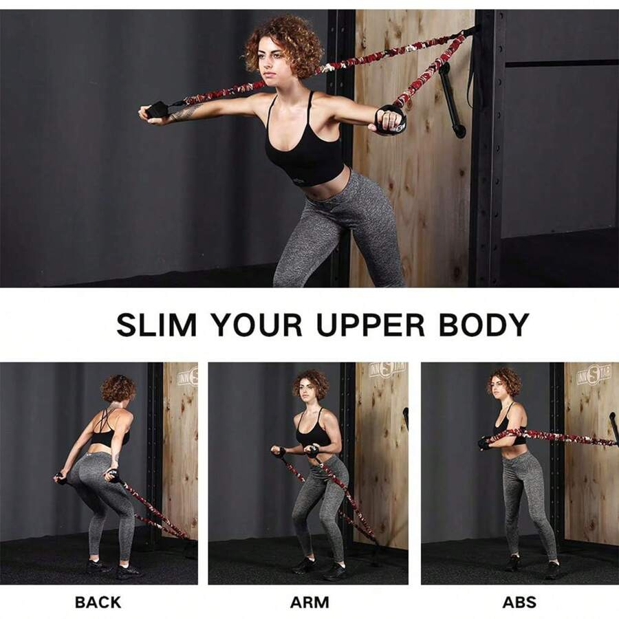 INNSTAR Booty Resistance Band Glute Cord Cable Machine For Hip Home