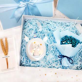 10g/50g/100g/200g/500g Raffia Grass Paper String For Wedding Party Favor Box, Valentine's Day, Christmas, Halloween And Various Holiday Gift Packaging Filler Shred Valentine's Day