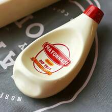 1 件，红色/黄色/白色/绿色，挤压瓶形陶瓷酱汁碟碟碗厨房酱油碗蘸料托盘番茄酱蘸料碟，厨房，圣诞礼物 - 紅色 - 查看 15