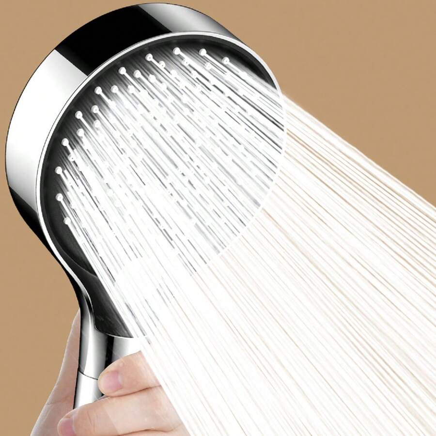 Shower Head With Water Pressure Booster, Handheld Bathroom Shower