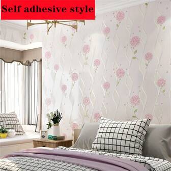 3D Self-Adhesive Wallpaper, High-End Cute & Cozy Cartoon Farm Style Wall Sticker, Bedroom & Living Room Decoration, TV Wall Background Sticker, Furniture Renovation Sticker