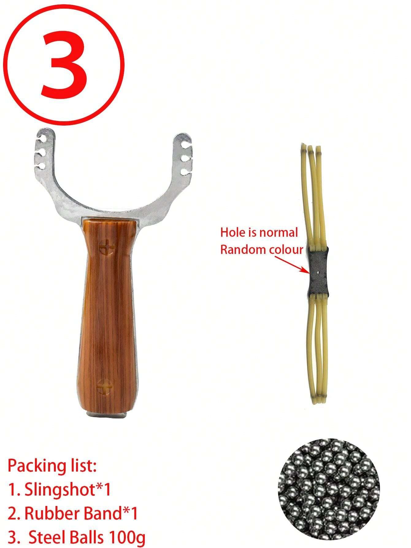 1pc Outdoor Shooting Slingshot,Four Packages To Choose From For Outdoor