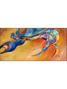 Carolines Treasures JMK1332HRM2858 Blue Crab Orange Indoor & Outdoor Runner Mat- 28 X 58 In. - 橘色 - 查看 2