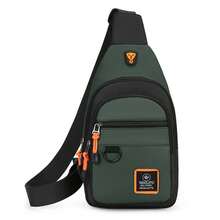 Men Ultra-Lightweight Sling Bag - Comfortable Crossbody For Travel & Hiking Adventures - Compact Size, Perfect For On-The-Go Convenience - Multicolor - View 14