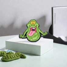 Creative Cartoon Metal Badge For Western Film & TV Fans, Funny Green Monster Shaped Pin For Clothes, Bags, Etc. Personalized Accessory For Backpacks, Clothing, Etc. Great Gift For Friends Or Besties