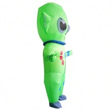 ET Alien Inflatable Costume Anime Suits Dress Mascot Party Cosplay Costumes - Green - View 4