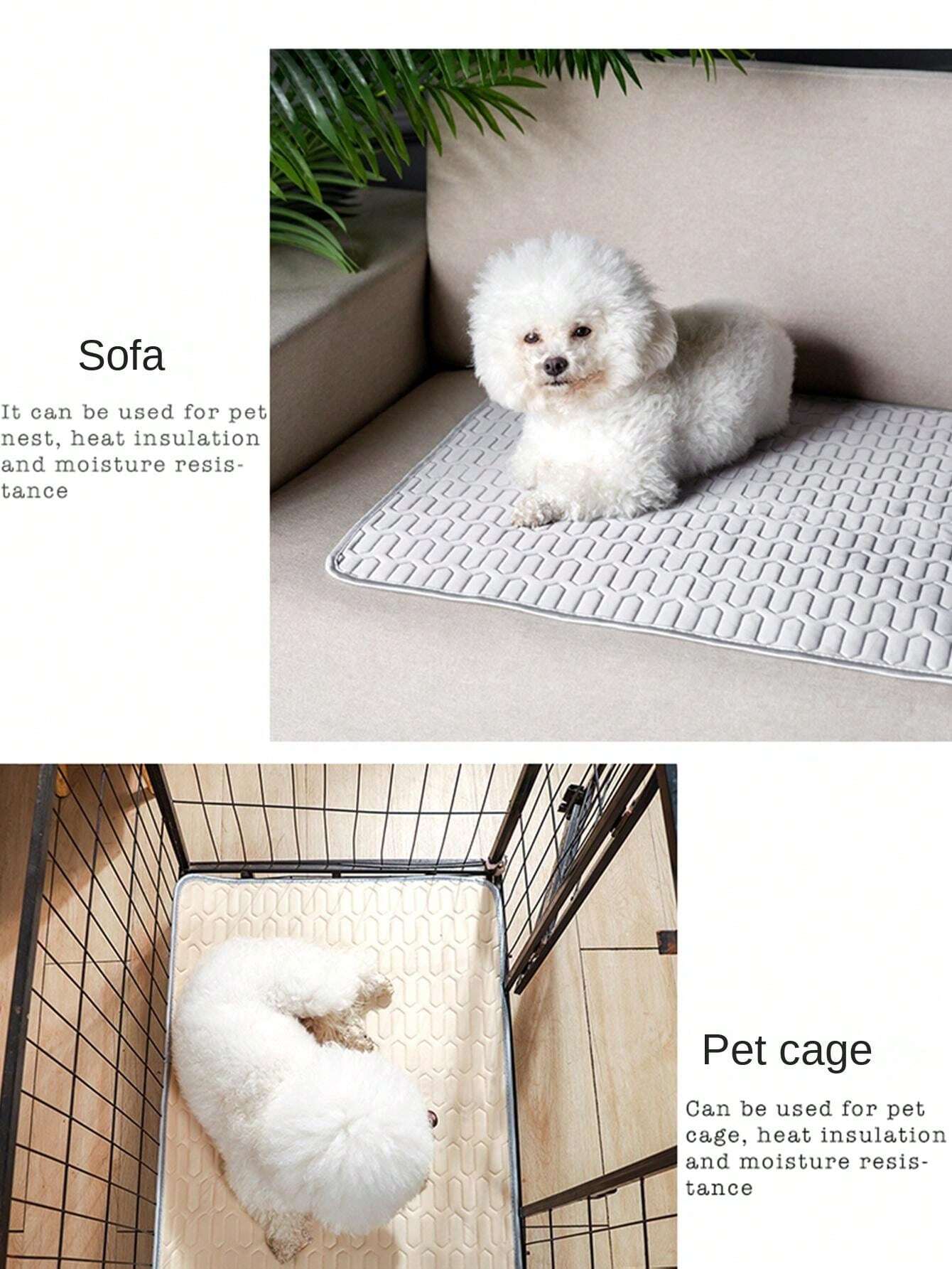 Cuscino per animali domestici, tappetino per dormire, adatto per 4 stagioni per gatti e cani