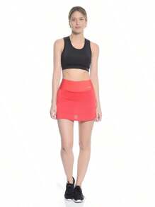 Women Sports Skirts & Skorts - Màu Cam cháy - Xem 3