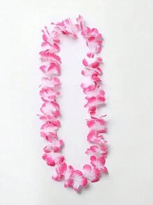 1pc Hawaiian Lei Necklace For Festival & Party Decoration,Christmas - Multicolor - View 9