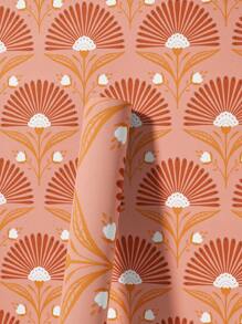 复古暖粉色花卉可撕可贴壁纸、家居 DIY 改造墙面装饰、橱柜贴纸、客厅和卧室防水可移除壁纸、墙面装饰、17.7 英寸 * 6.5/9.8 英尺、翻新贴纸可撕墙板、墙纸、壁纸、春季装饰品让您的家焕然一新、Rama 装饰贴纸礼物生日毕业 - 西瓜粉 - 查看 7