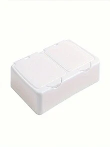 1pc Desktop Storage Box With Lid, Pop-Up Storage Container, Small Items Organizer - Multicolor - View 7